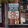 Coffee - Metal Tin Signs(8*12Inch/12*16Inch) - Bar