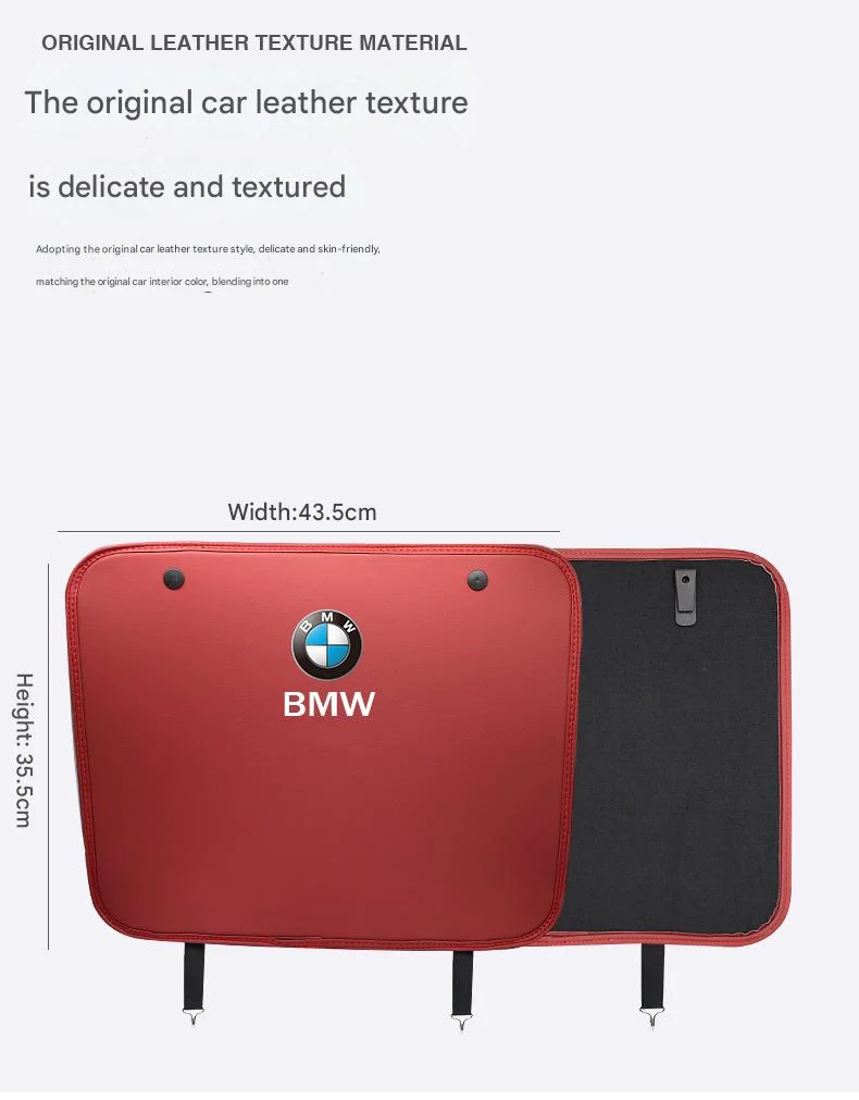 Car modified seat rear atmosphere light anti-kick pad