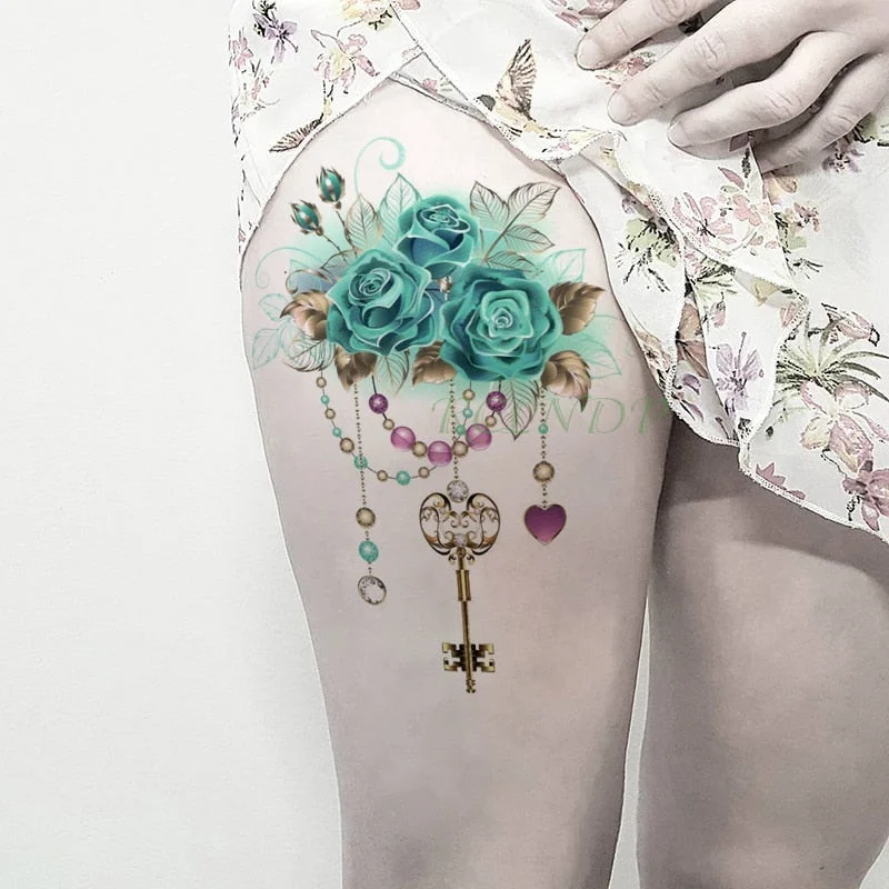 Waterproof Temporary Tattoo Sticker Moon Sun fake tatto flash tatoo tatouage temporaire Stickers sexy arm back for girl women