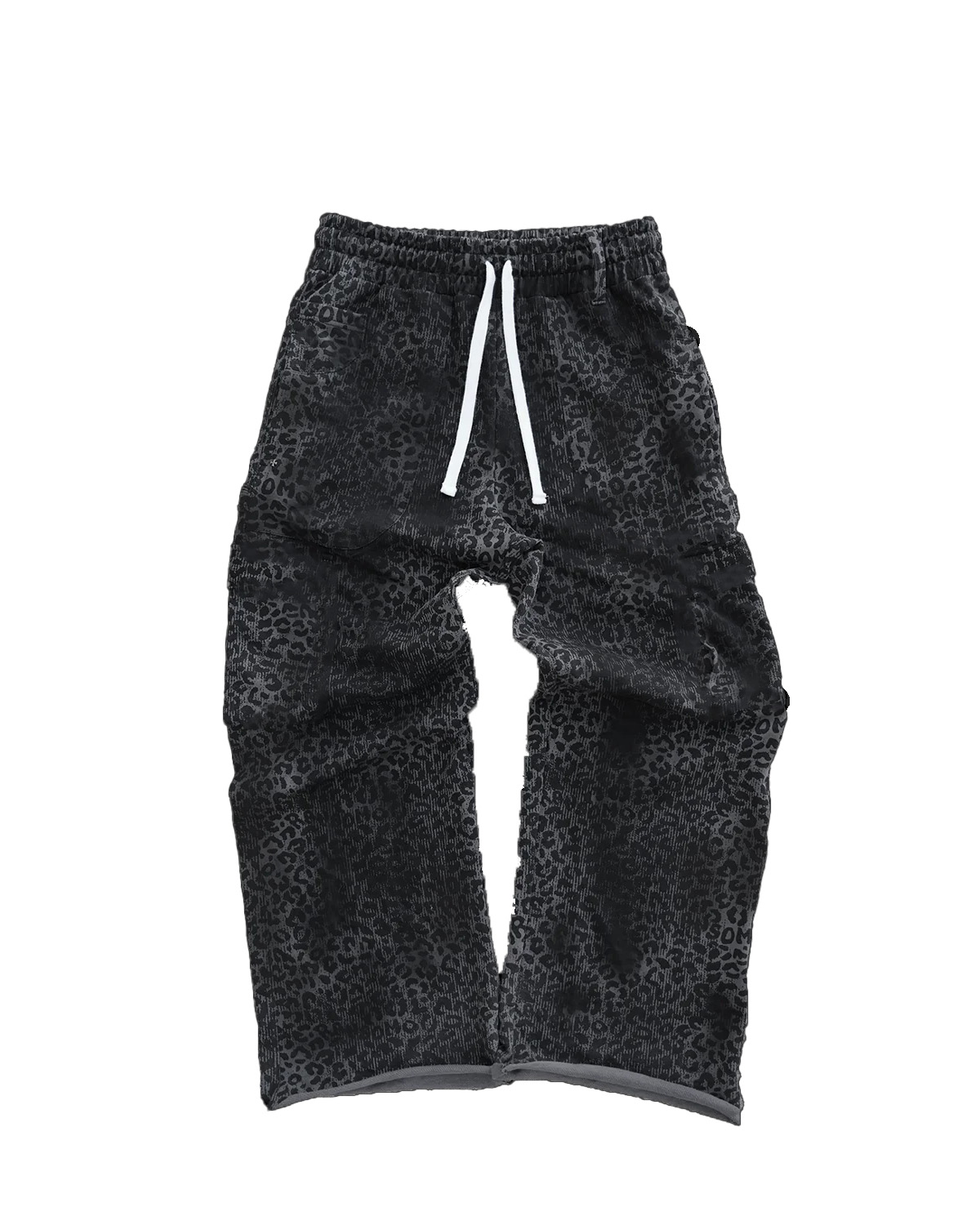 Plus Size Men's Daily Casual Versatile Printed Camouflage Sweatshirt Pants