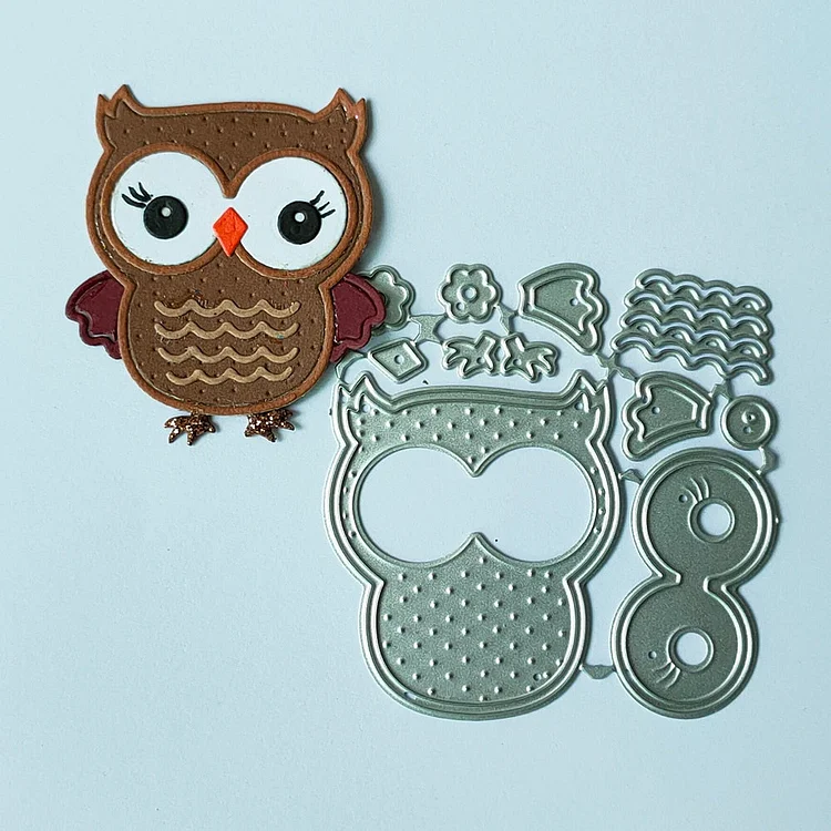 New Owl metal cutting die mould scrapbook decoration embossed photo album decoration card making DIY handicrafts