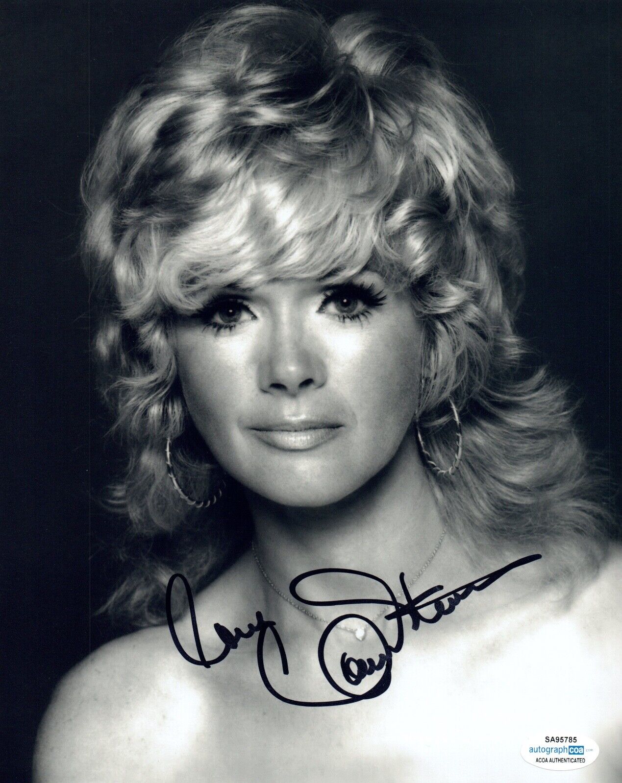 Connie Stevens Signed Autographed 8x10 Photo Poster painting Stunning Actress Grease 2 ACOA COA