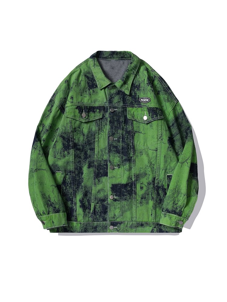 The Supermade Tie-dye Denim Jacket -1022