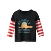 Kid Baby Boys Girls Tee Tops Long Sleeves Print Cartoon T-Shirt
