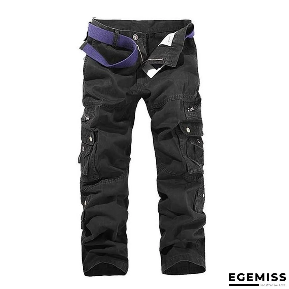 Mens Tactical Pants Joggers Casual Male Cargo Pants Cotton Trousers Multi Pocket Military Style Green Pants | EGEMISS