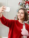 Nutcracker Acrylic Soap Pump Dispenser Refillable Gel Liquid Container for Home