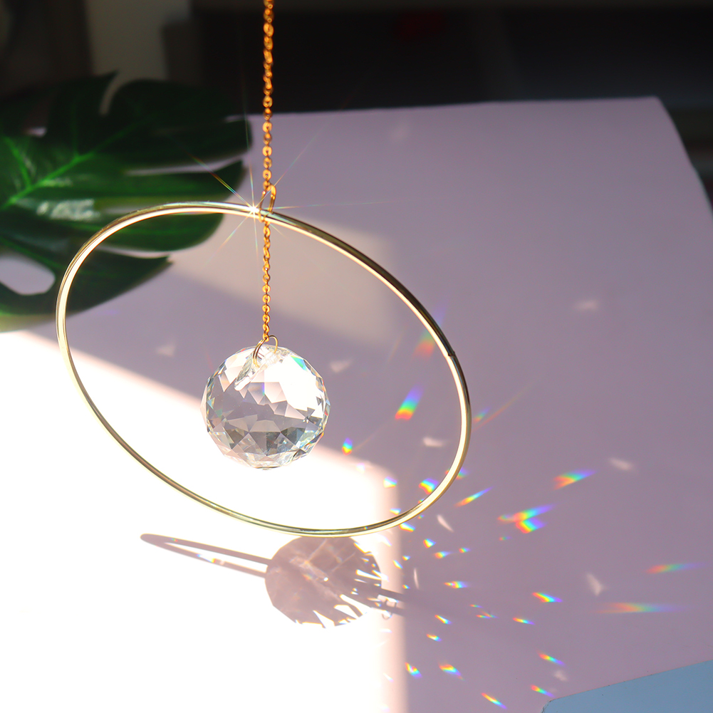 

Metal Round - Art Crystal Suncatcher, 501 Original