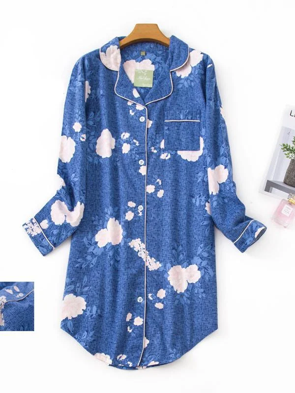 Pullneck Cardigan Pajamas