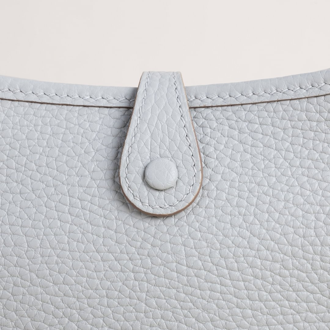 Evelyne mini Clemence 80 Pearl gray PHW