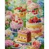 Cake Desserts-11CT Stamped Cross Stitch 55*65cm/21.65*25.59in (Big Size) tapestrymarket