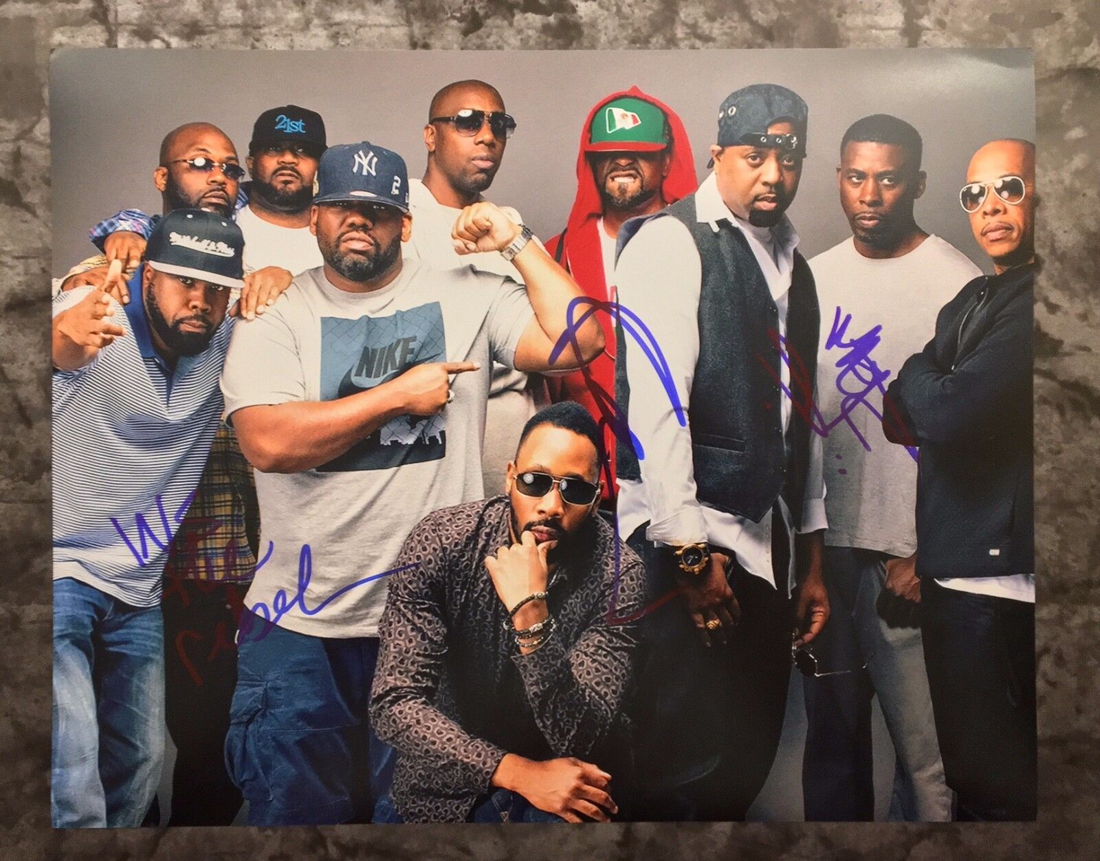 GFA Method Man Raekwon x3 * WU-TANG CLAN * Signed 11x14 Photo Poster painting PROOF W2 COA