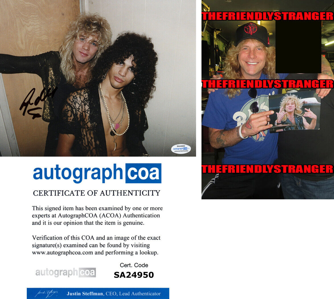 STEVEN ADLER signed Autographed GUNS N ROSES