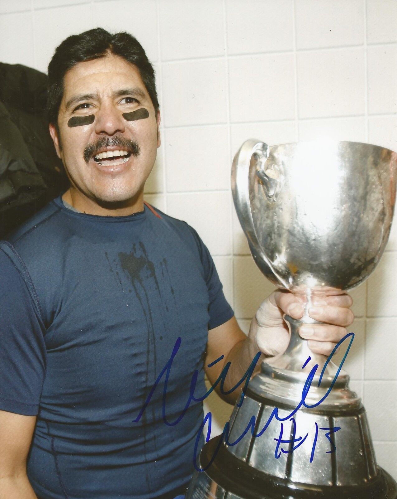 ANTHONY CALVILLO SIGNED MONTREAL ALOUETTES 8x10 Photo Poster painting - 79,816 PASSING YARDS!!