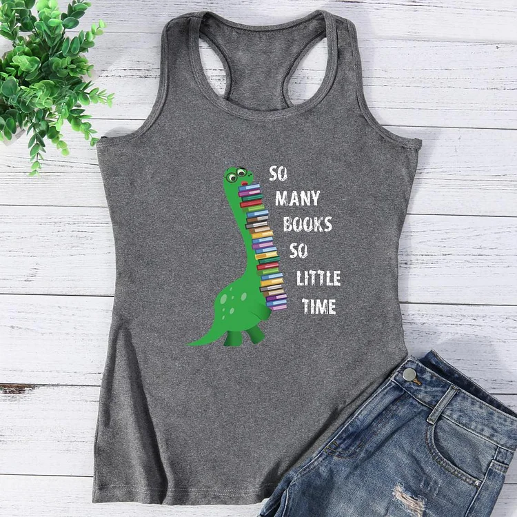 So Many Books So Little Time Vest Top-Annaletters