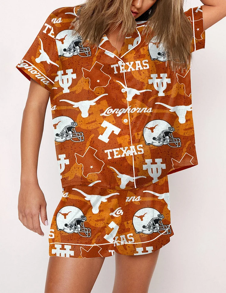 Women's Texas Longhorns Football Pajama Set