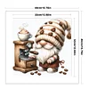 Coffee Gnome-11CT Stamped Cross Stitch 40*40cm