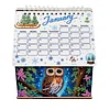 DIY Diamond Painting Special Shape Desktop Cabin Calendar Organizer Box Kit(Owl)