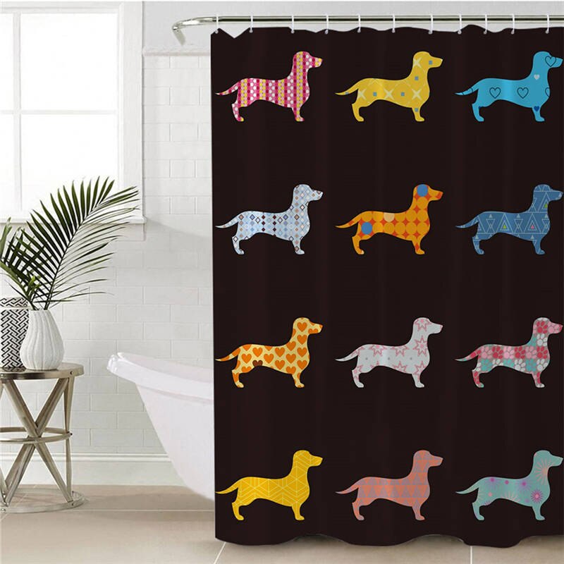 

Dachshund - Print Shower Curtain, 180*180cm, 501 Original