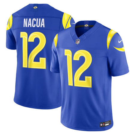 Youth Los Angeles Rams #12 Puka Nacua Nike Royal Vapor F.U.S.E. Sewn Down Limited Jersey