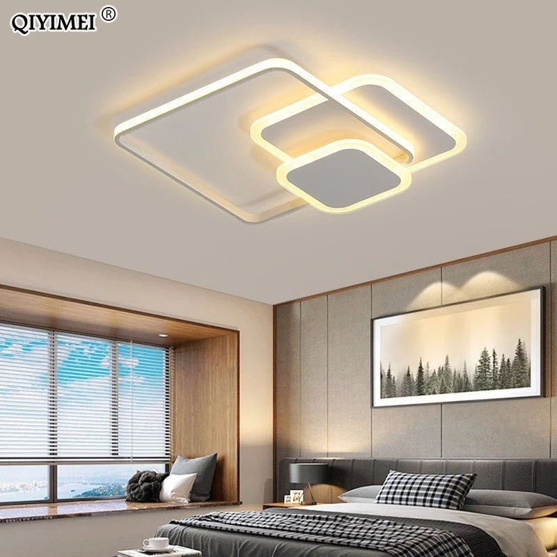 LED Ceiling Lights Living Room Bedroom Round Square Design Lighting ...