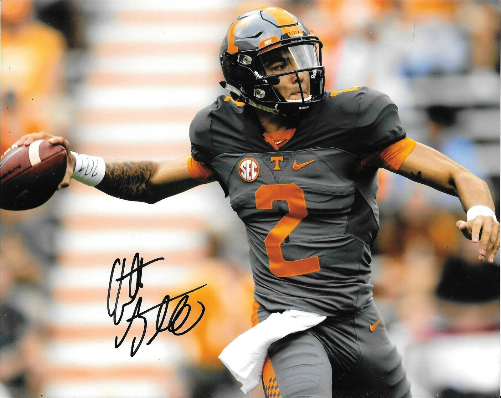 JARRETT GUARANTANO HAND SIGNED TENNESSEE VOLUNTEERS 8X10 Photo Poster painting W/COA