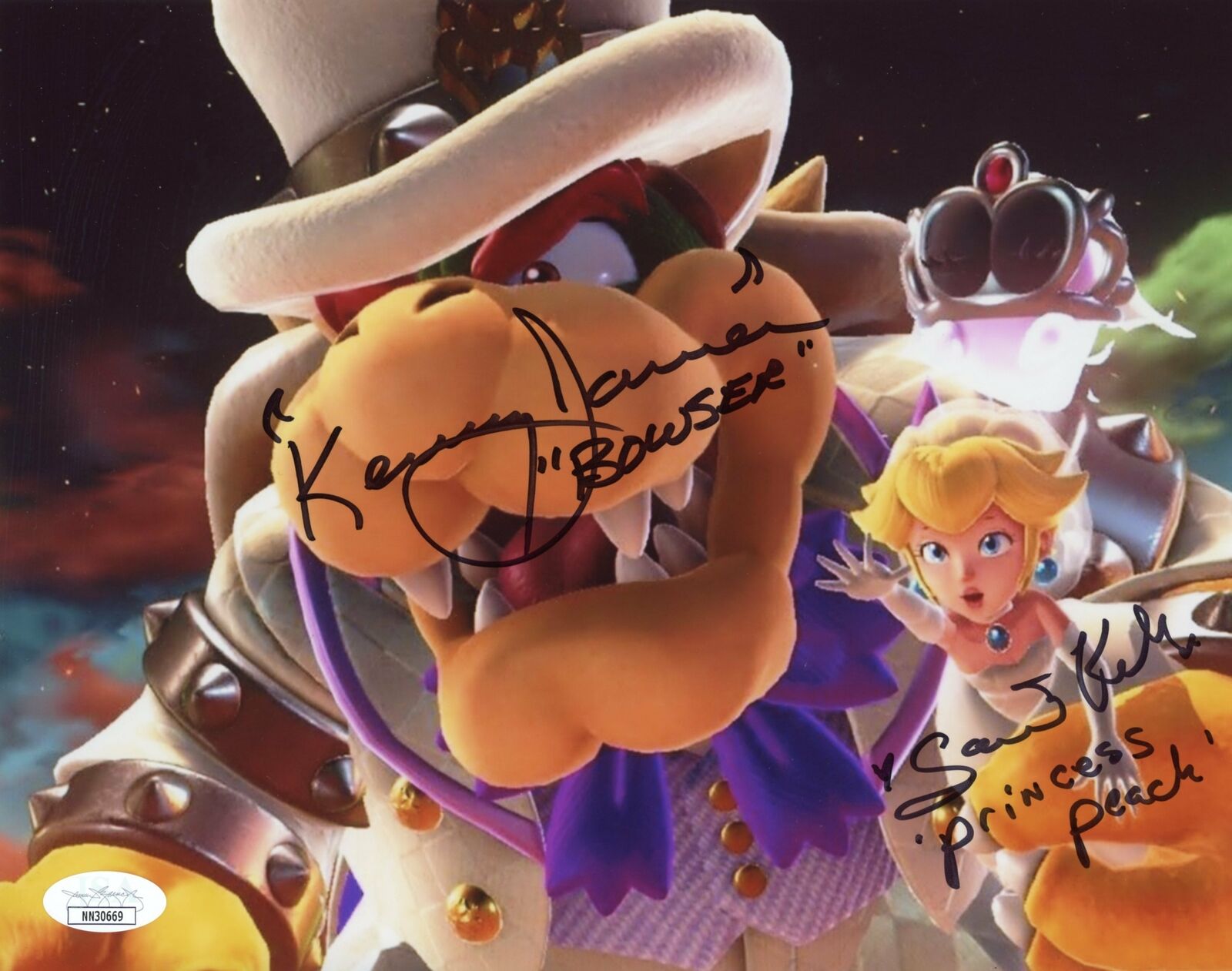 Super Mario 8x10 Photo Poster painting Signed Autographed James Kelly JSA Certified COA Auto