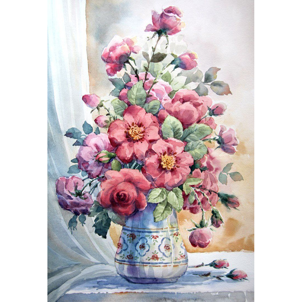 

Flower - Round Drill Diamond Painting - 30*40CM, 501 Original