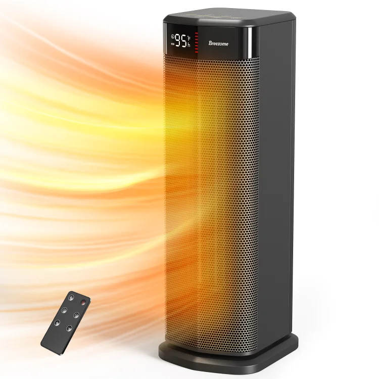 BREEZOME Space Heater for Indoor Use, 1500W Fast Heating Electric