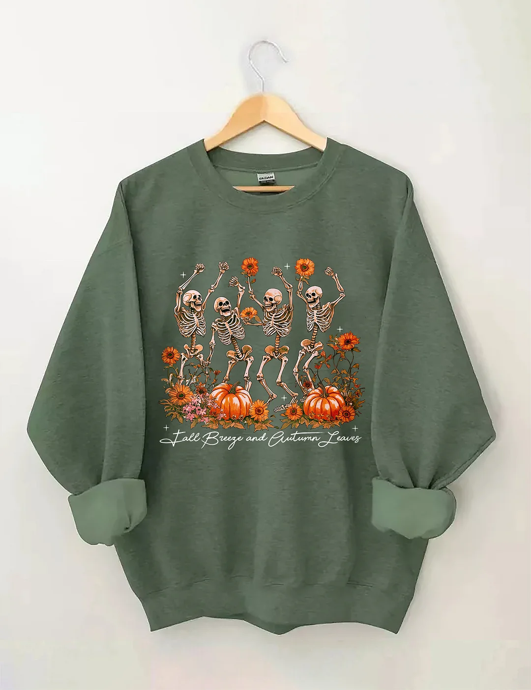 Fall Breeze and Autumn Leaves Sweatshirt