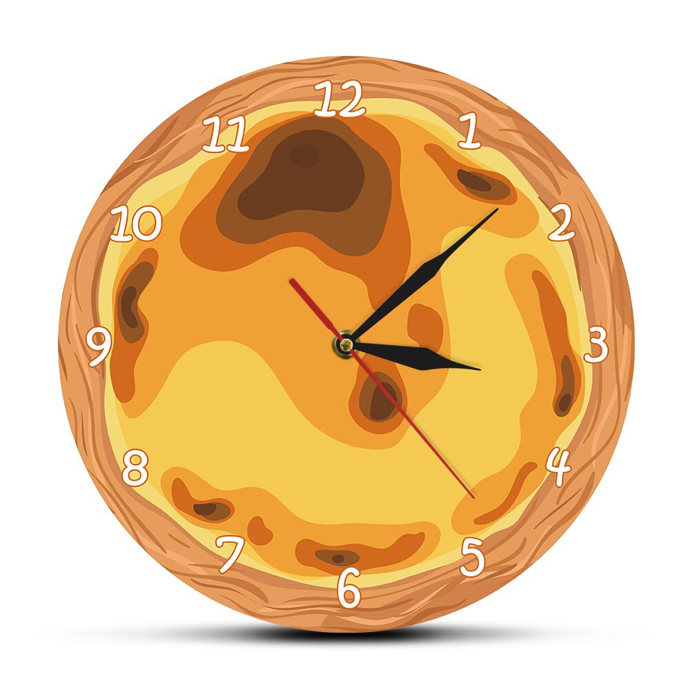 

Portuguese Egg Tart - Frameless Acrylic Wall Clock, 501 Original