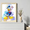Watercolor Disney Donald Duck - 11CT Stamped Cross Stitch 40*50cm/15.75*19.69in