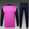 2025/2026 Barcelona Half-Pull Training Suit Color Purple Football Shirt 1:1 Thai Quality