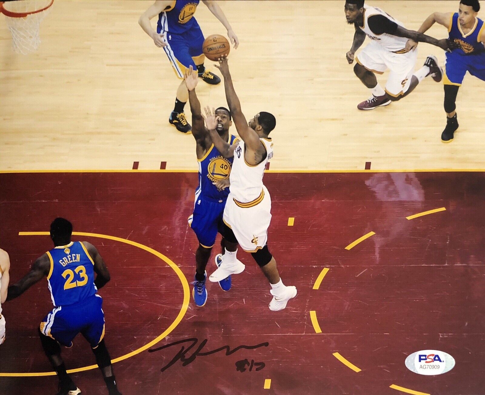 Tristan Thompson Signed Autographed Cleveland Cavaliers 8x10 Photo Poster painting Psa/Dna