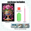 50 Pages DIY Cup Flowers Special Shaped Diamond Painting Notebook