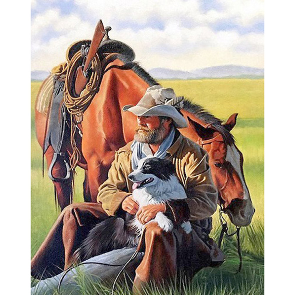 

Shepherd - Round Drill Diamond Painting - 40*50CM, 501 Original