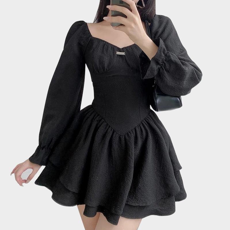 Puff Sleeve Off Shoulder Mini Dress