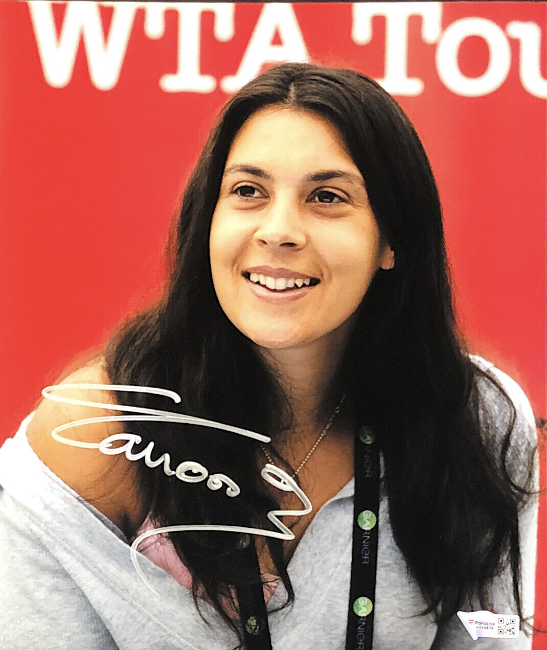 MARION BARTOLI HAND SIGNED AUTOGRAPHED 8X10 TENNIS Photo Poster painting WITH FANATICS COA 1