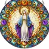 DIY Our Lady-Diamond Painting Pendant
