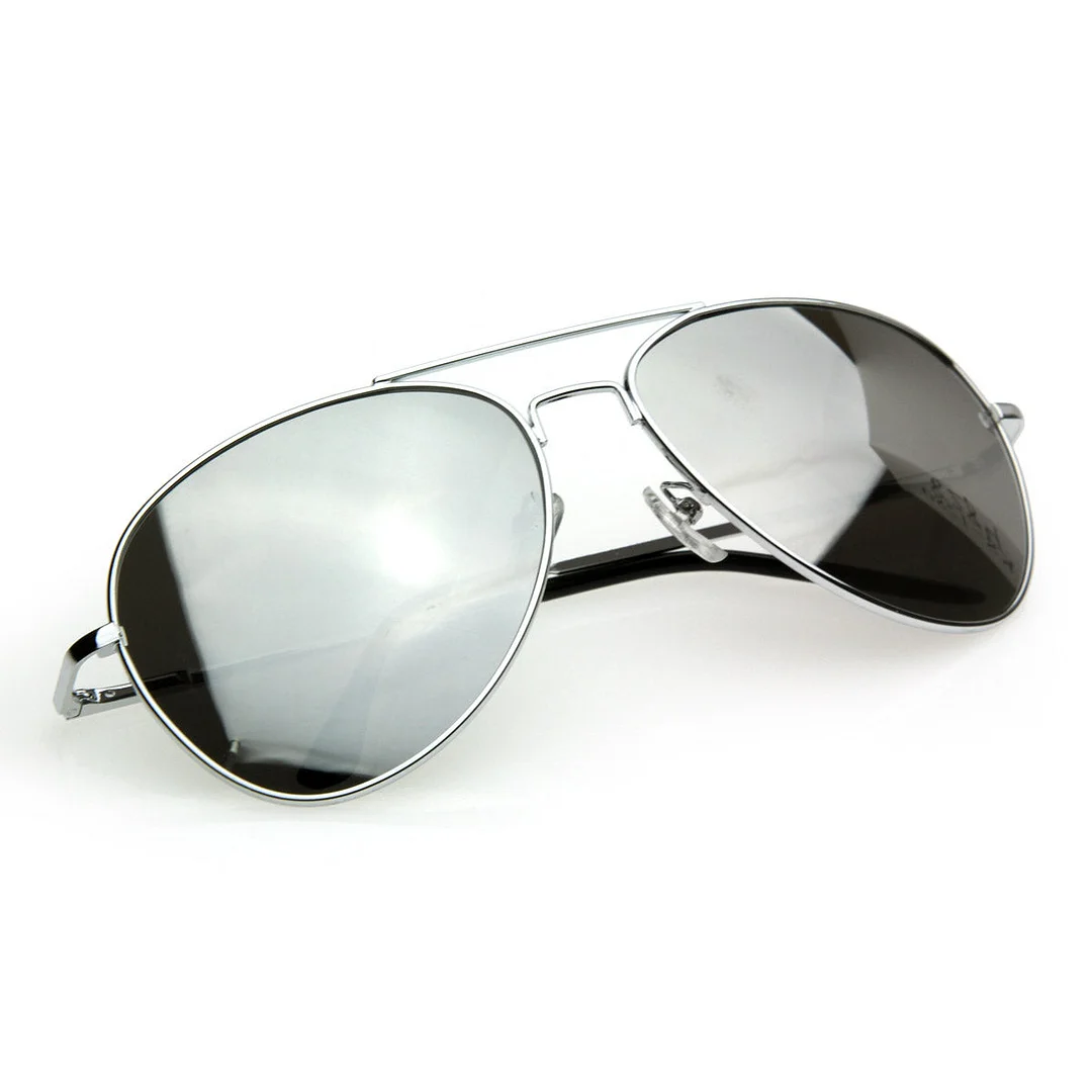 FULL MIRROR Mirrored Metal Aviator glasses
