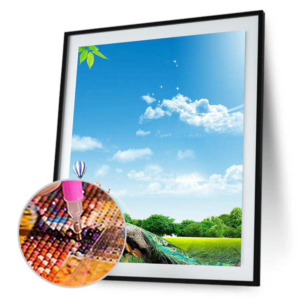

Peacock-Round Drill Diamond Painting-30x40CM, 501 Original