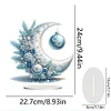 (US Local)Acrylic Special Shaped Double Sided Effect Christmas Theme Desktop Diamond Art Kit