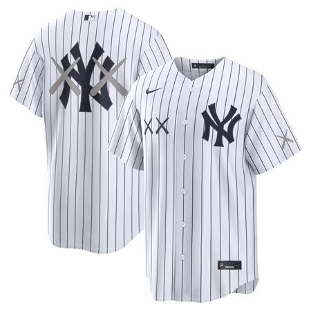 Youth New York Yankees Nike x KAWS White Stadium Jersey
