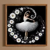 Daisy Flower Ballerina - Round Drill Diamond Painting - 40*40CM