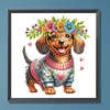 Diamond Painting-DIY Crystal Rhinestone Love Dog