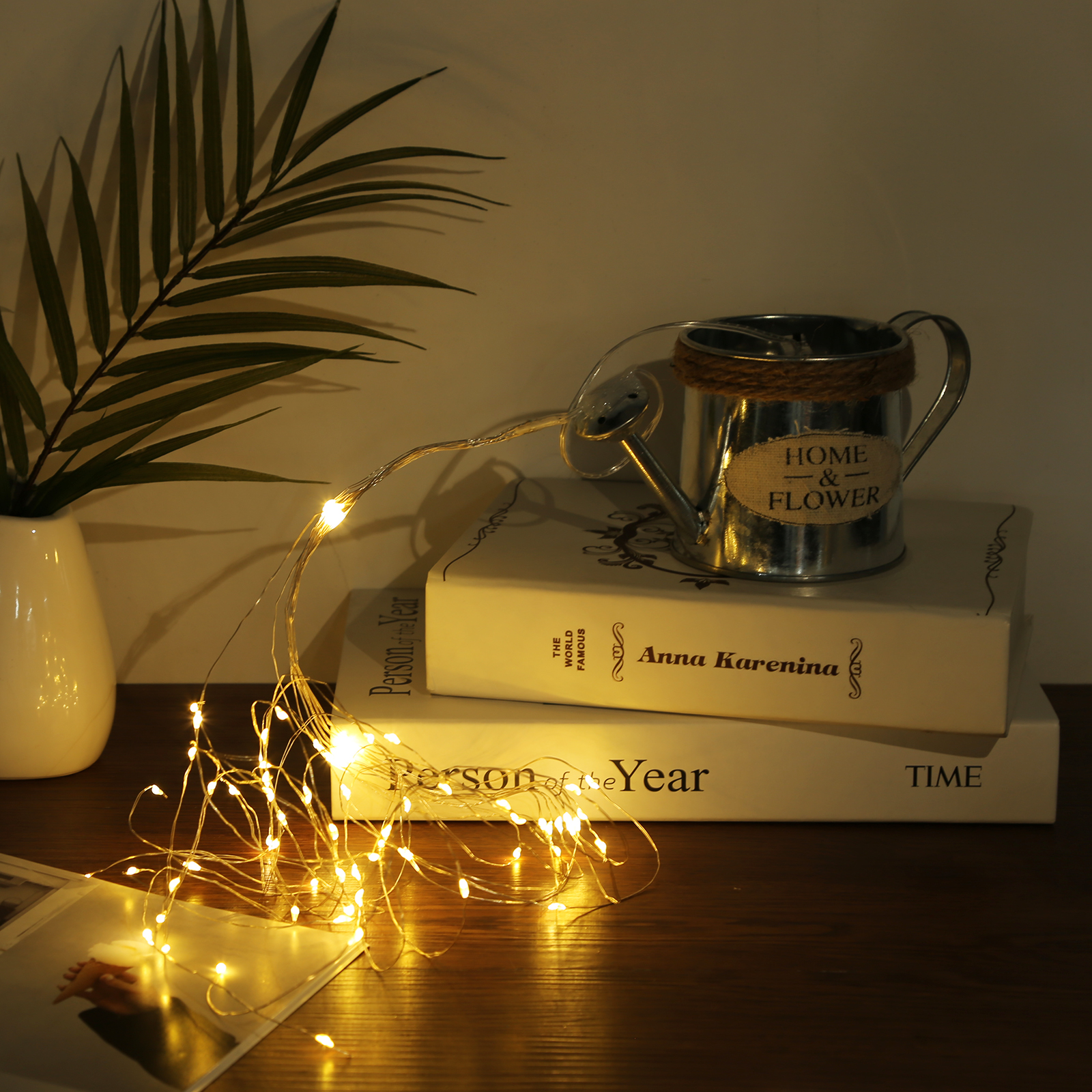

LED Watering Can Waterfall Twinkle Fountain Fairy String Light, 501 Original