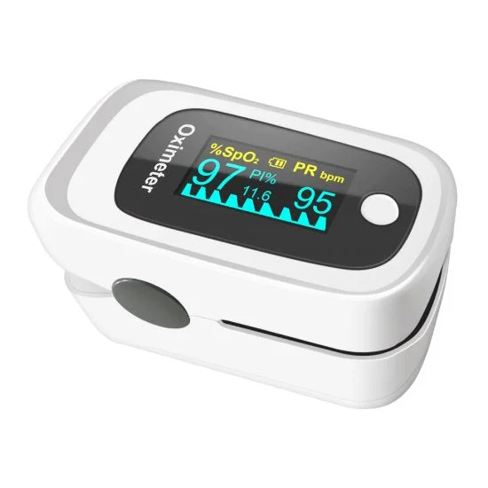 Finger Pulse Oximeter 4 Parameter Sleep Heart Rate Monitoring