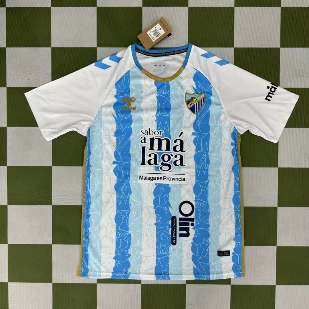 24/25 Malaga Home Football Shirt Thai Quality