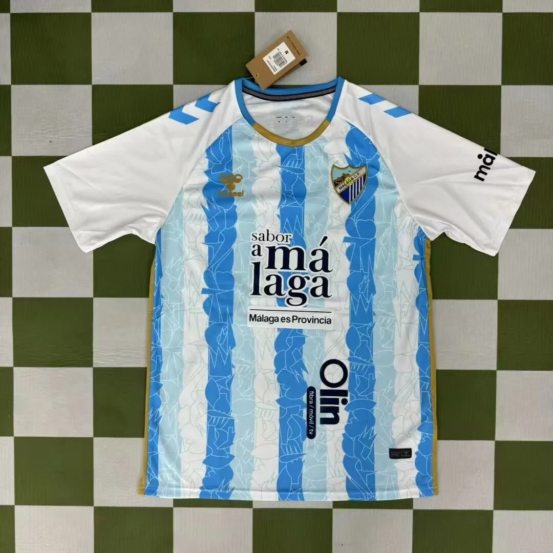 24/25 Malaga Home Football Shirt Thai Quality