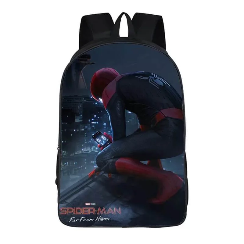 Buzzdaisy Spider-Man Far From Home Peter Parker #1 Backpack School Sports Bag