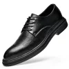 New Men's Leather Casual Business Leather Shoes
